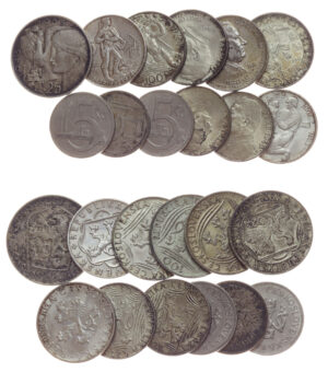 Stříbrné mince ČSSR/ČSFR 1953 - 1993