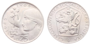 Stříbrné mince ČSSR/ČSFR 1953 - 1993