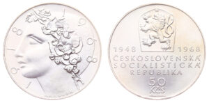 Stříbrné mince ČSSR/ČSFR 1953 - 1993