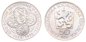 Stříbrné mince ČSSR/ČSFR 1953 - 1993