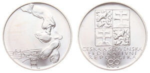 Stříbrné mince ČSSR/ČSFR 1953 - 1993